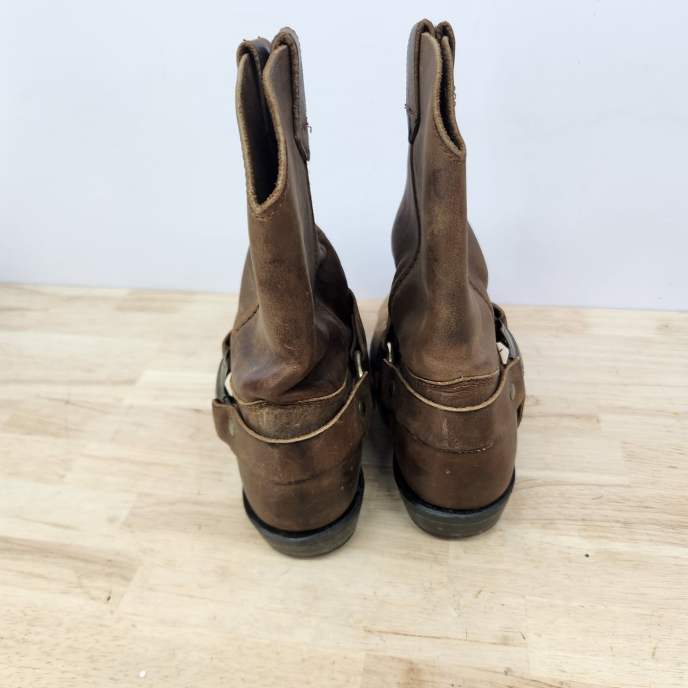 Harley Davidson Women's Western Cowboy Boots Size 8 1/2 Brown - Picture 7 of 10